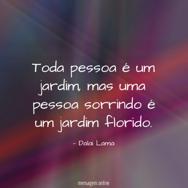 Toda pessoa é um jardim