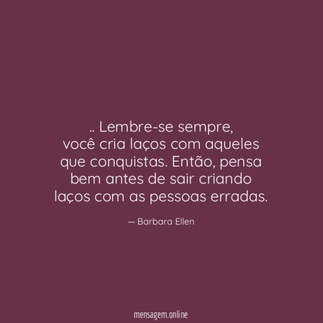 Lembre-se sempre
