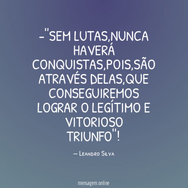 'SEM LUTAS