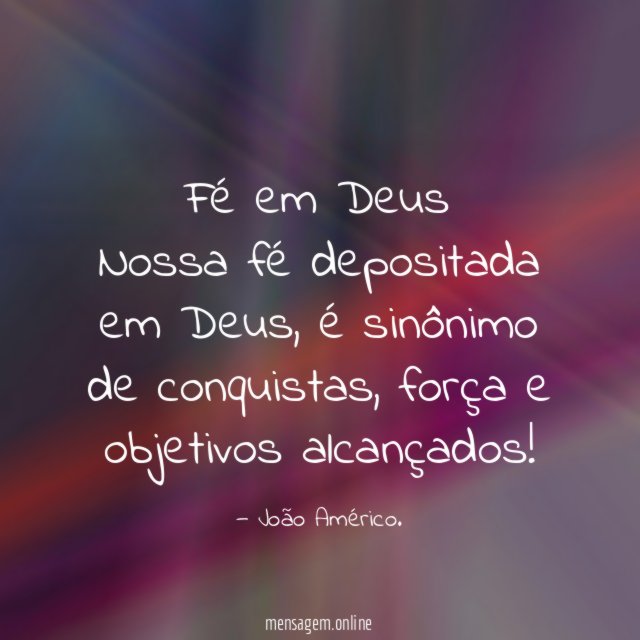 Fé em Deus