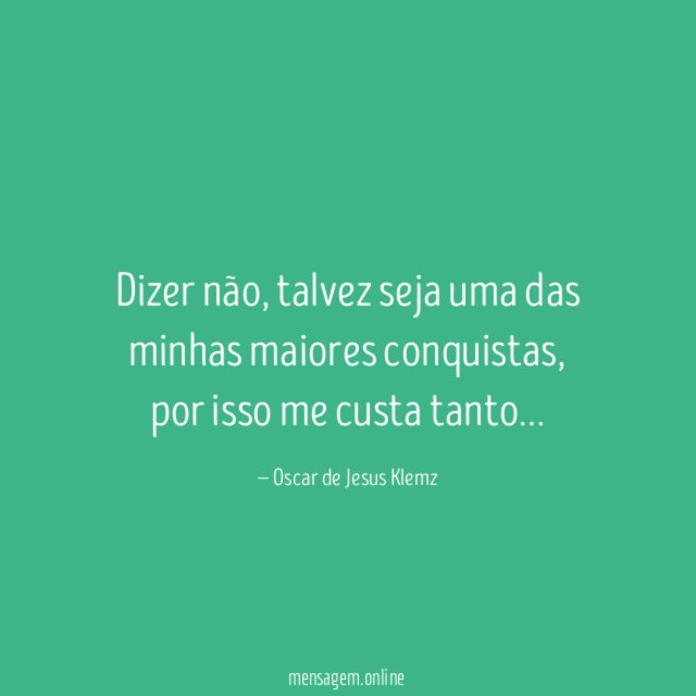 Dizer não