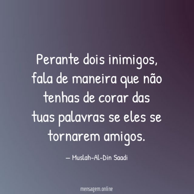 Perante dois inimigos