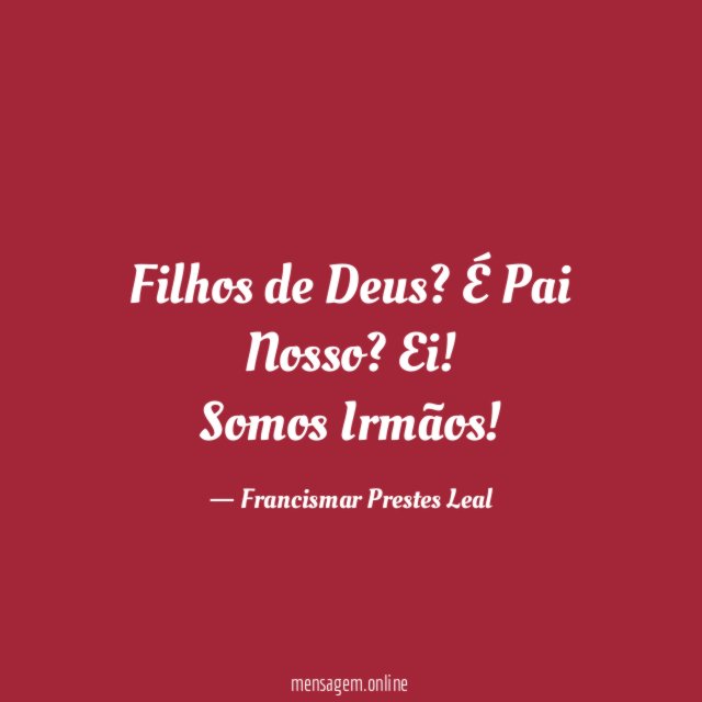 Filhos de Deus?