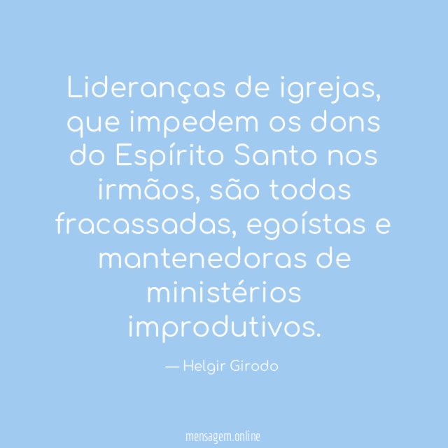 Lideranças de igrejas
