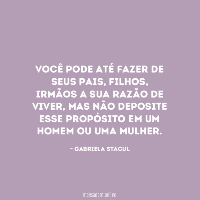 Você pode até fazer de seus pais