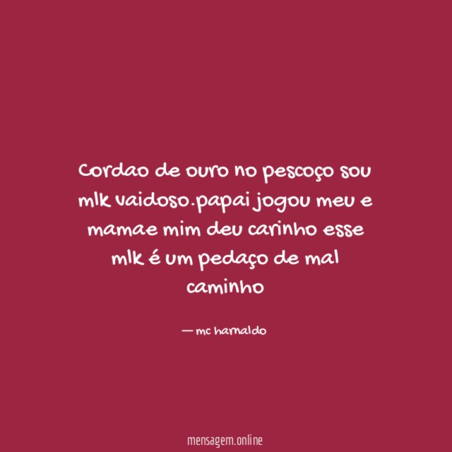 cordao de ouro no pescoço sou mlk vaidoso