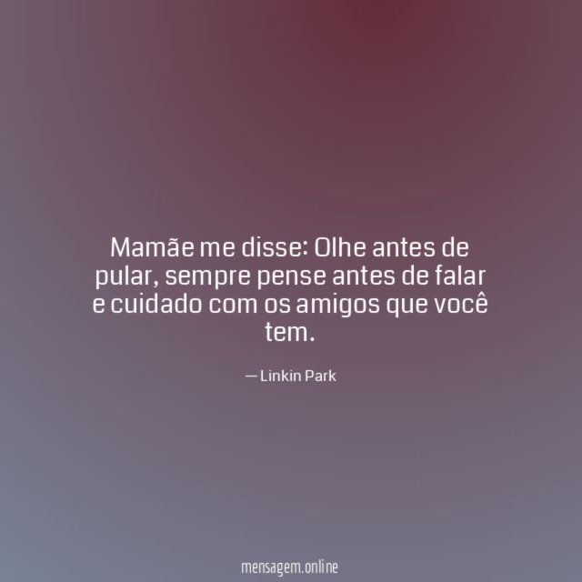 Mamãe me disse