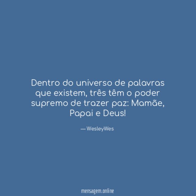 Dentro do universo de palavras que existem