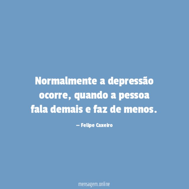 Normalmente a depressão ocorre
