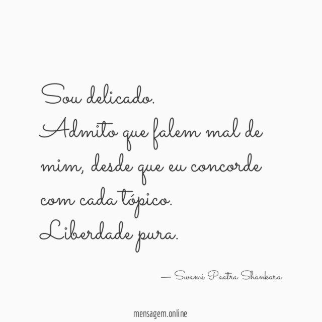 Sou delicado