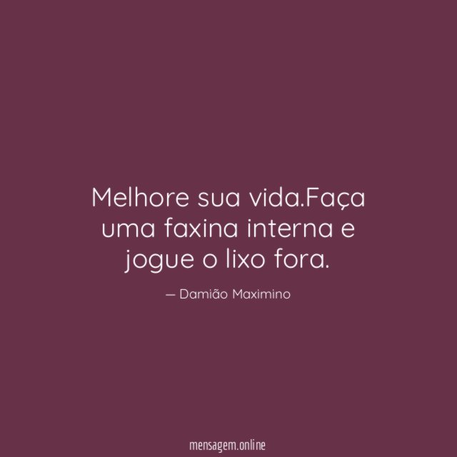 Melhore sua vida