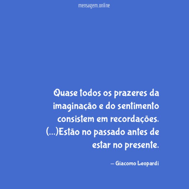 Quase todos os prazeres da imaginação e do