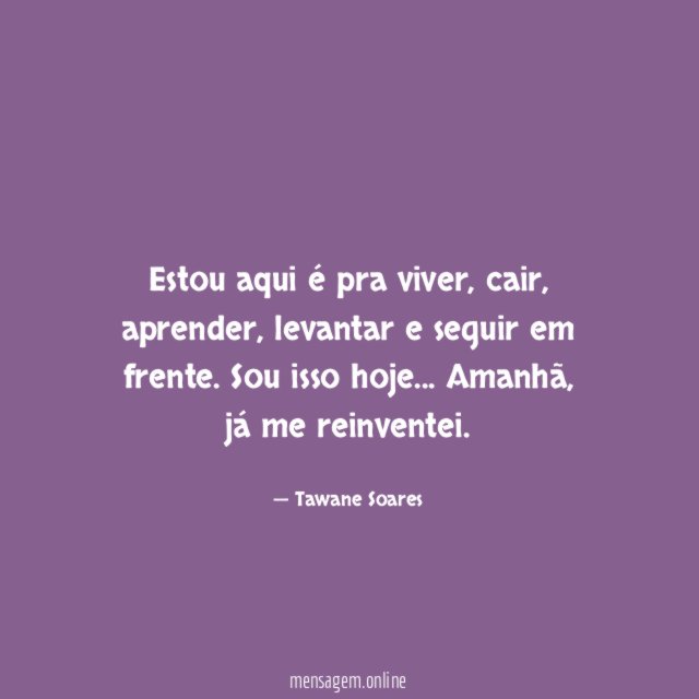 Estou aqui é pra viver