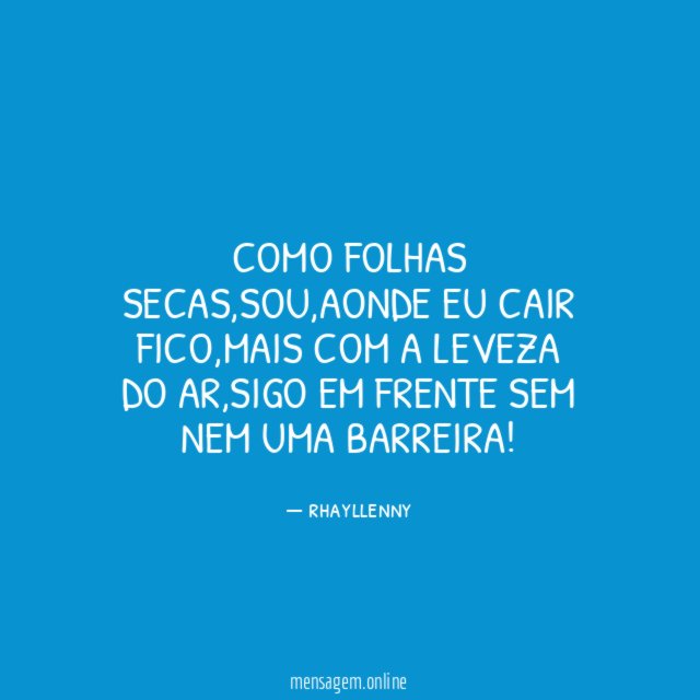 Como Folhas Secas