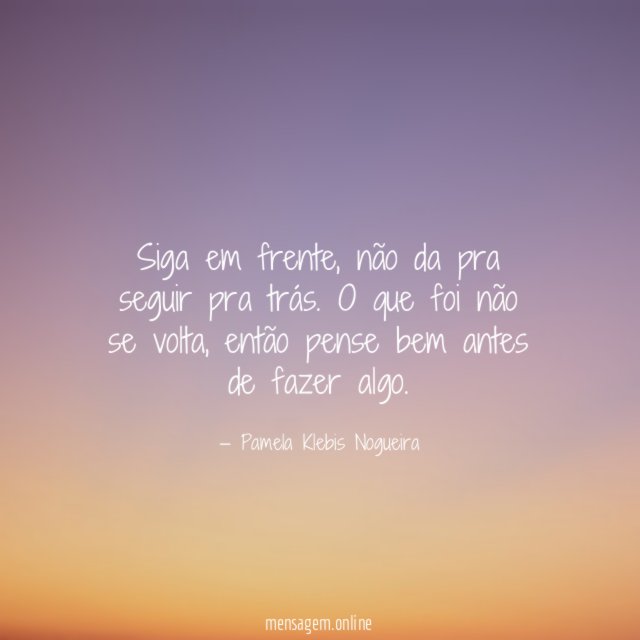 Siga em frente
