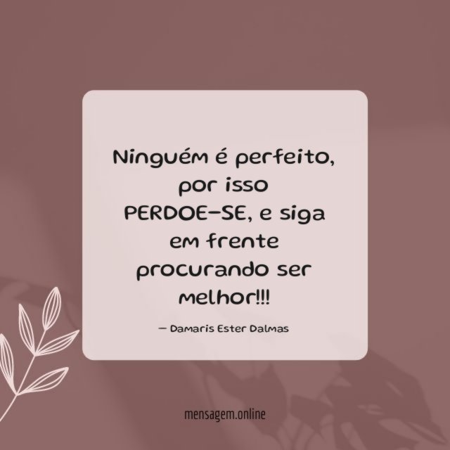 Ninguém é perfeito