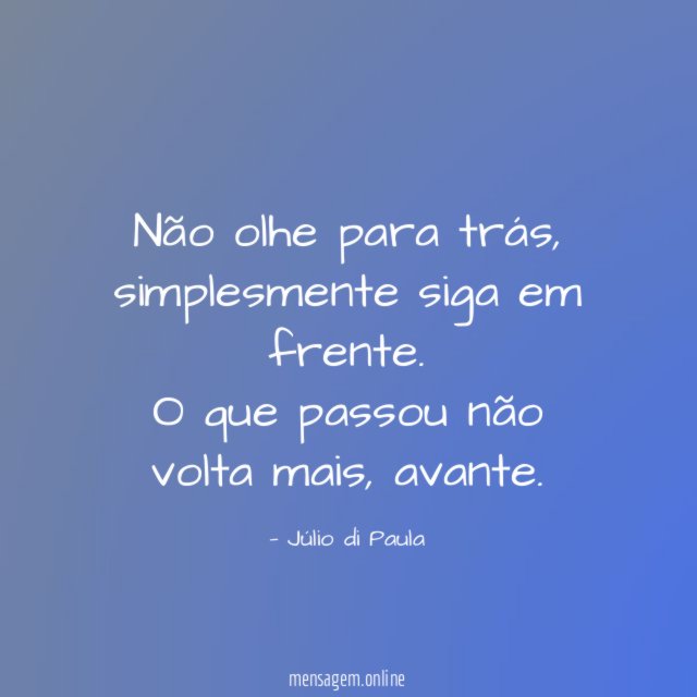 Não olhe para trás