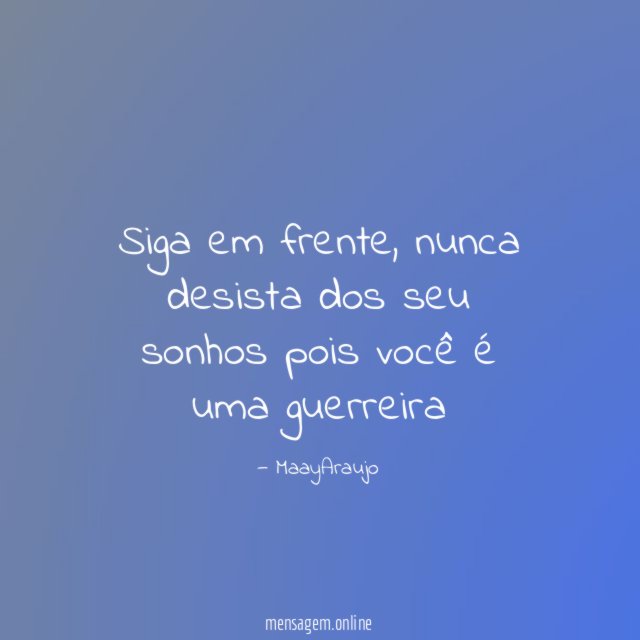 Siga em frente