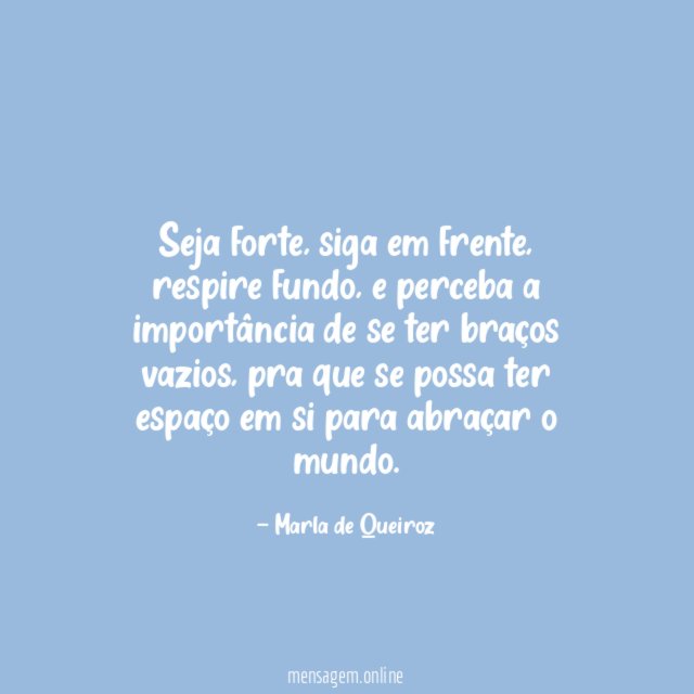Seja forte