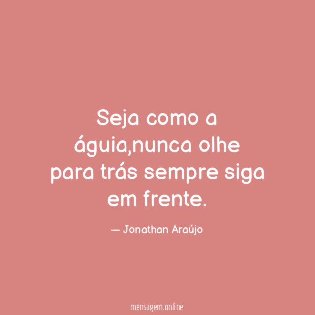 Seja como a águia