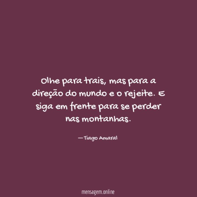 Olhe para trais
