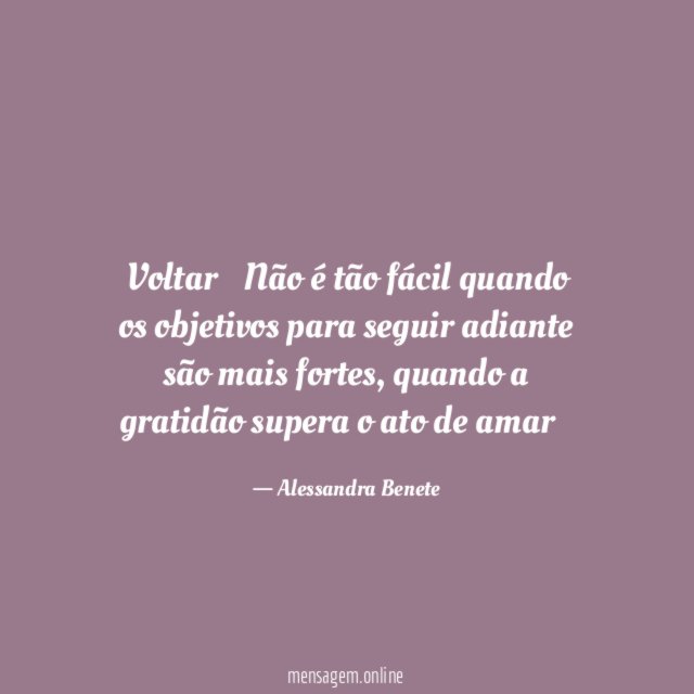 Voltar