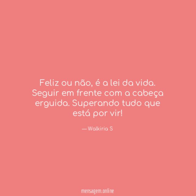 Feliz ou não