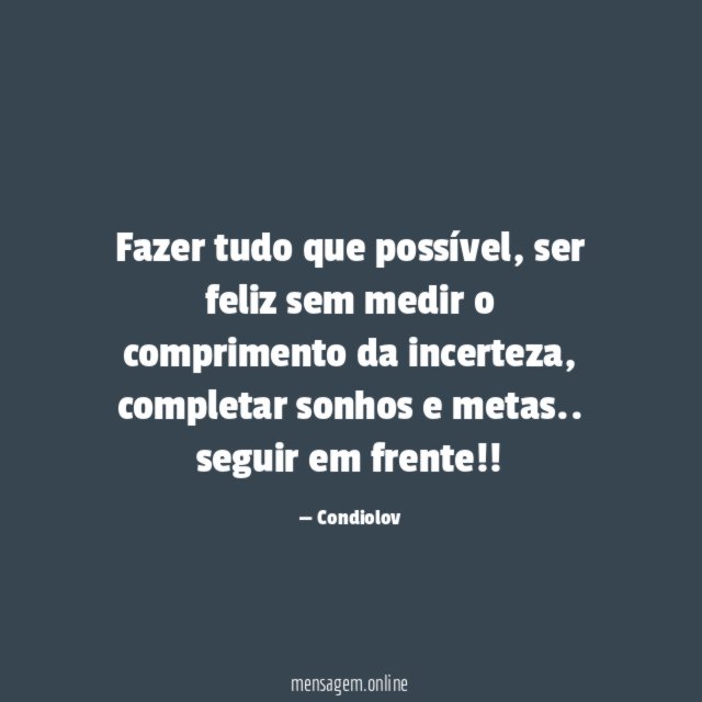 Fazer tudo que possível