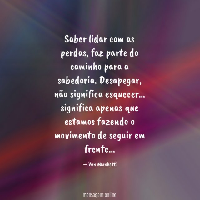 Saber lidar com as perdas