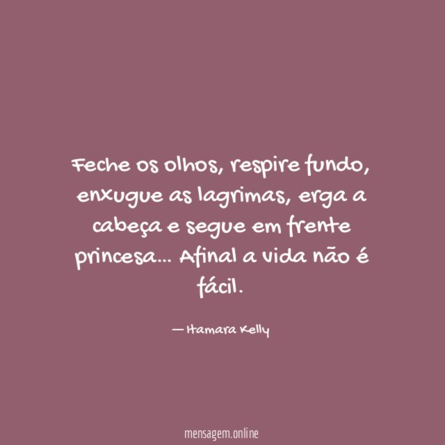 Feche os olhos