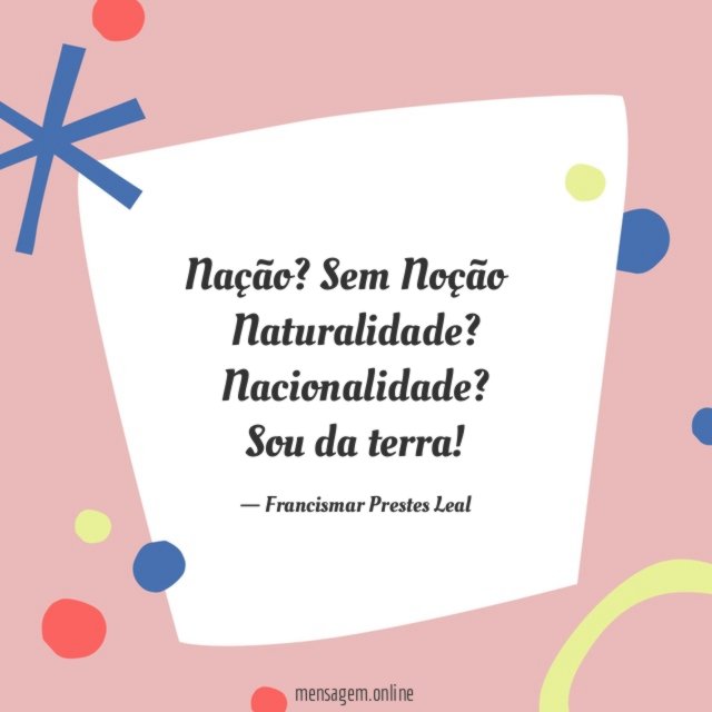 Nação? Sem Noção…