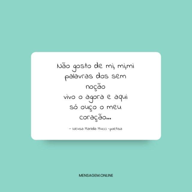 Não gosto de mi