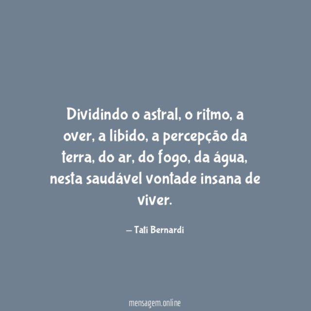 Dividindo o astral