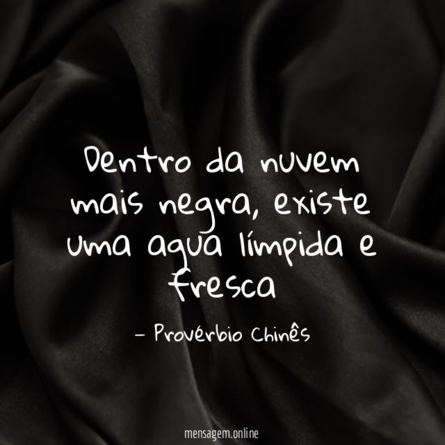 Dentro da nuvem mais negra