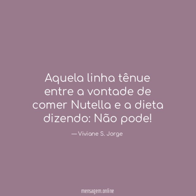 Aquela linha tênue entre a vontade de comer