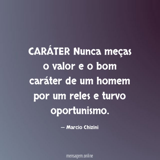 CARÁTER