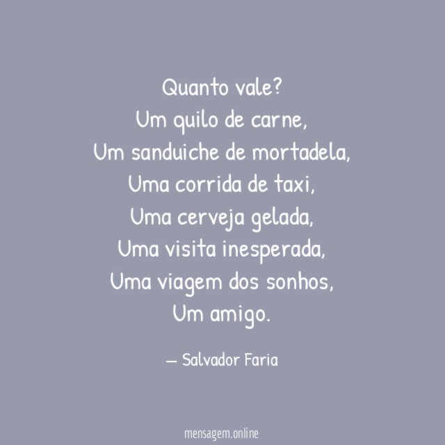 Quanto vale?