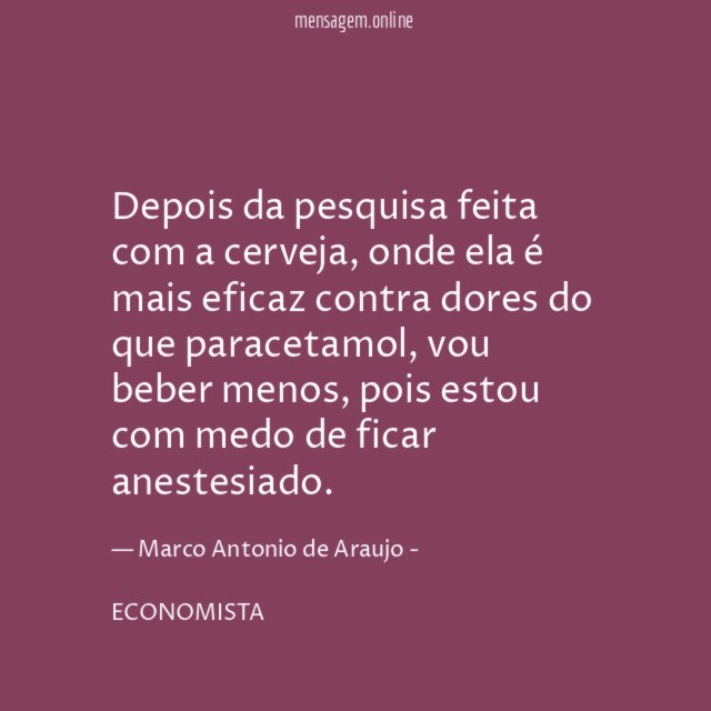 Depois da pesquisa feita com a cerveja