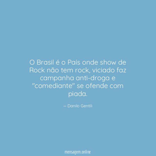 O Brasil é o País onde show de