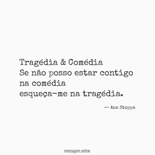 Tragédia & Comédia