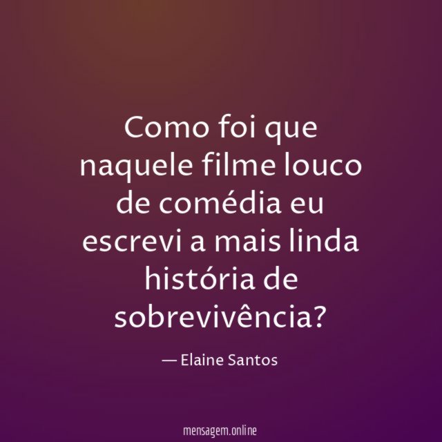 Como foi que naquele filme louco de comédia