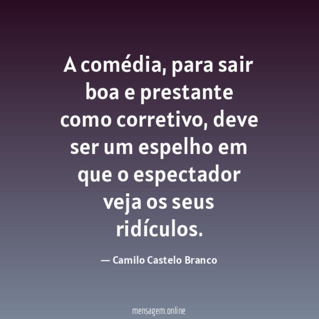 A comédia