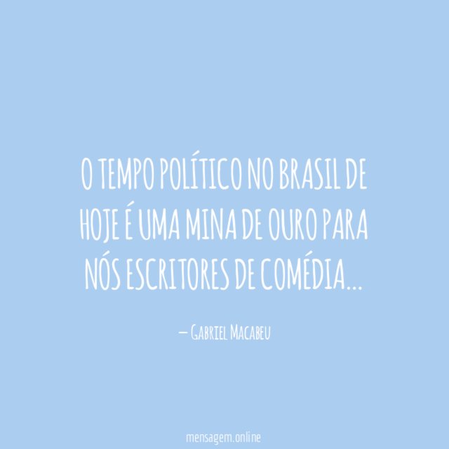 O tempo político no Brasil de hoje é