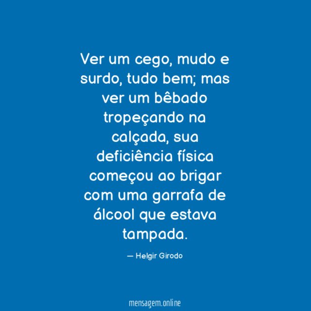 Ver um cego