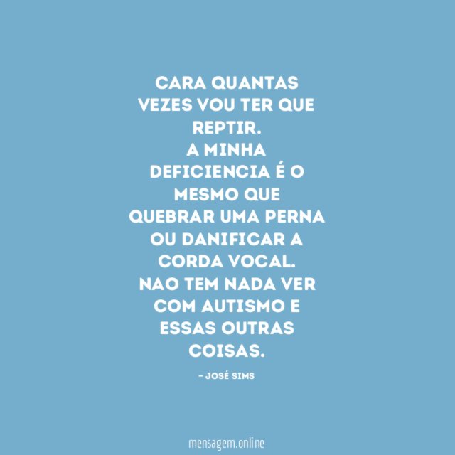 "CARA QUANTAS VEZES VOU TER QUE REPTIR.