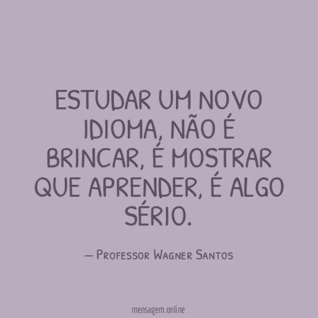 Estudar um novo idioma
