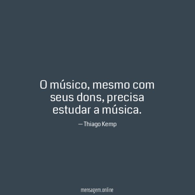 O músico