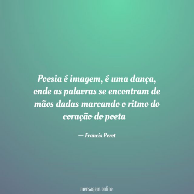 Poesia é imagem
