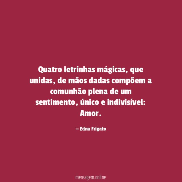 Quatro letrinhas mágicas