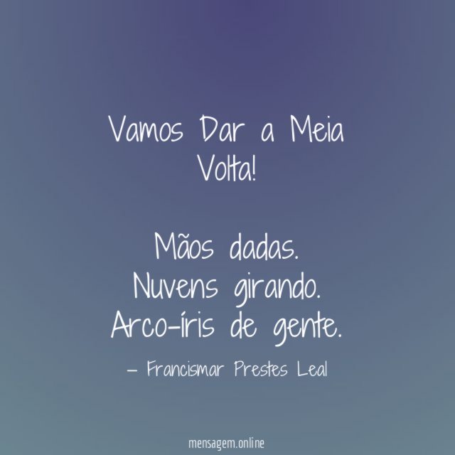 Vamos Dar a Meia Volta!